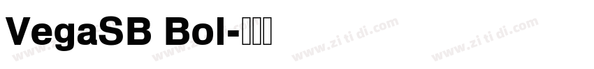 VegaSB Bol字体转换